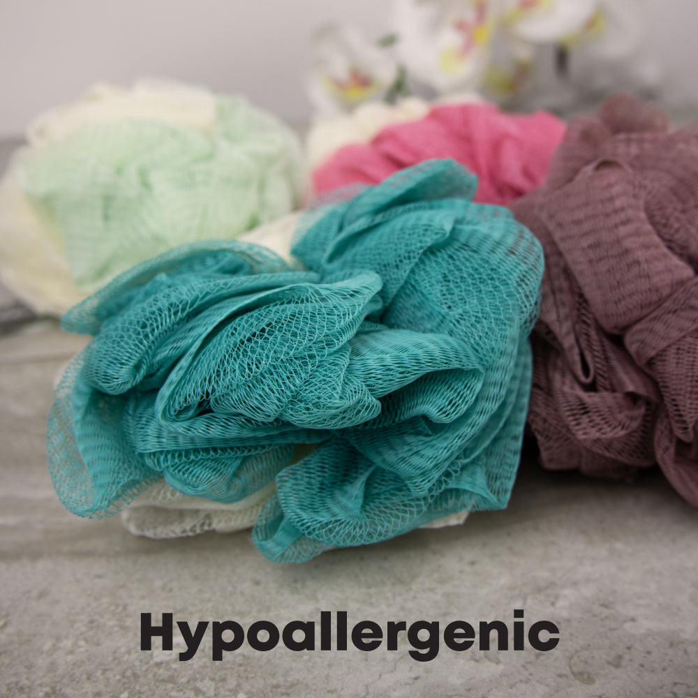 SQ Professional Mesh Bath Sponge Two-Colour