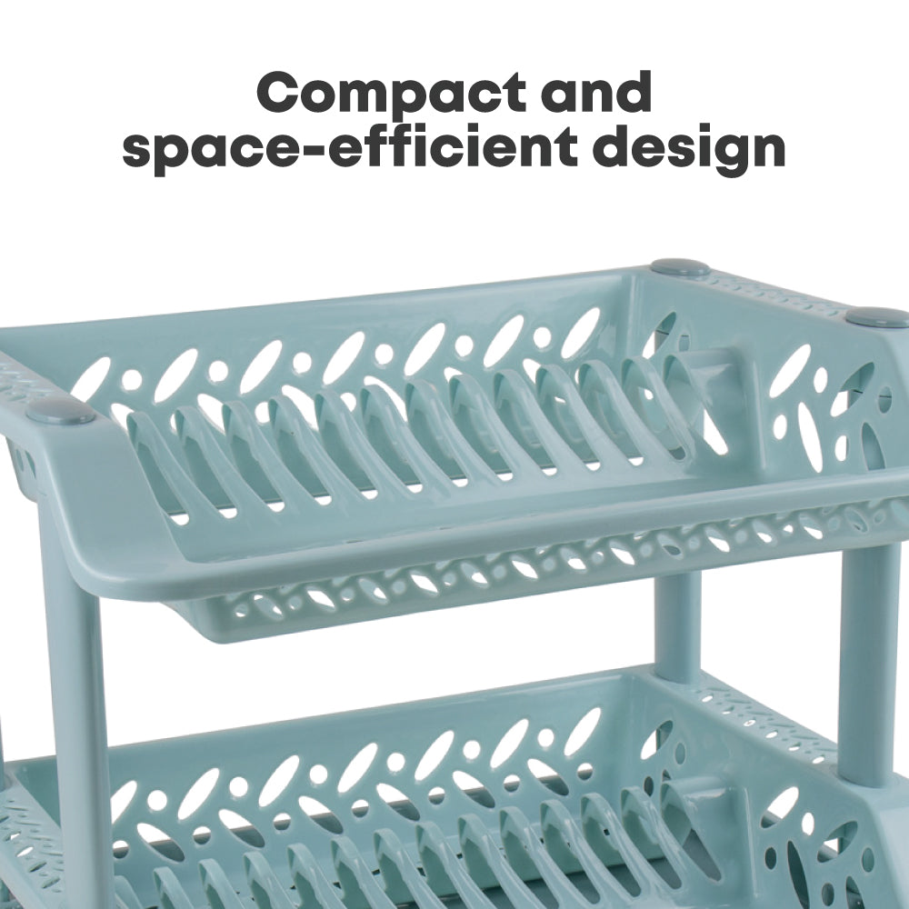 Durane 2-Tier Plastic Dish Drainer