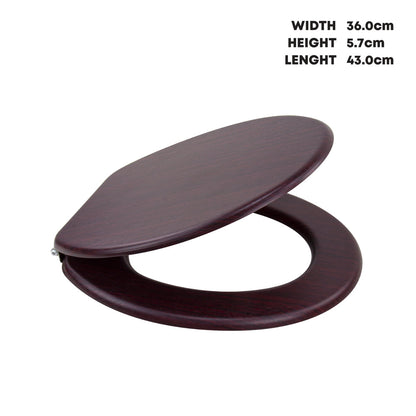 Durane MDF Toilet Seat Mahogany