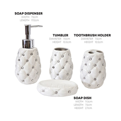 Durane Diamond Bathroom Set 4pc