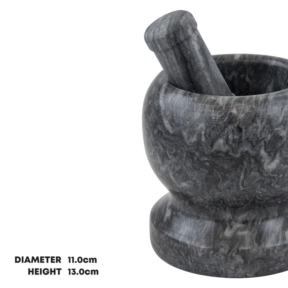 Durane Black Marble Mortar & Pestle