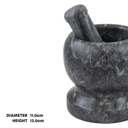 Durane Black Marble Mortar & Pestle