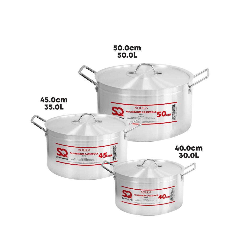 SQ Professional Galaxis Aluminium Catering Set 3pc/ Aquila