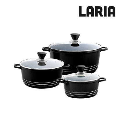 Laria Die-cast Stockpot Set 3pc