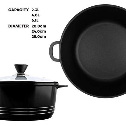 Laria Die-cast Stockpot Set 3pc