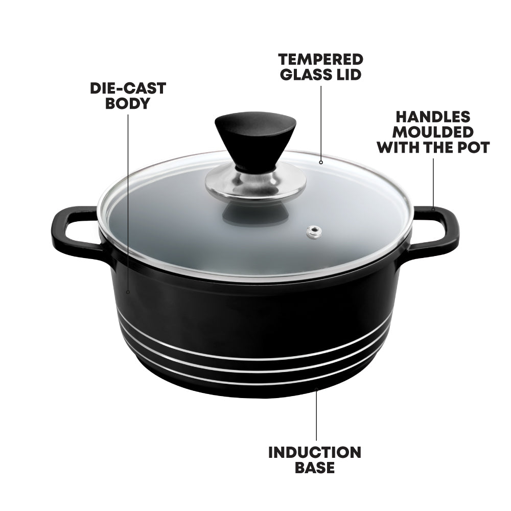 Laria Die-cast Stockpot Set 3pc