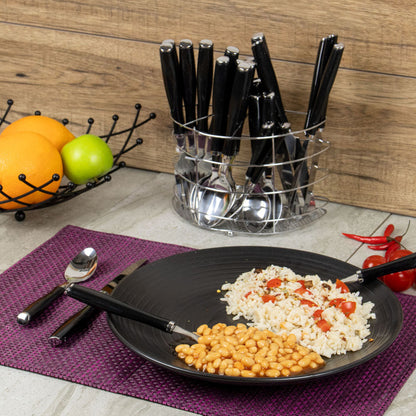 Durane Ceramic Dinner Plate/ Black