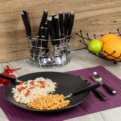 Durane Ceramic Dinner Plate/ Black