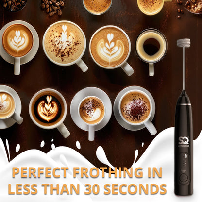 Blitz Milk Frother 3 in 1 3-Speed USB Rechargable