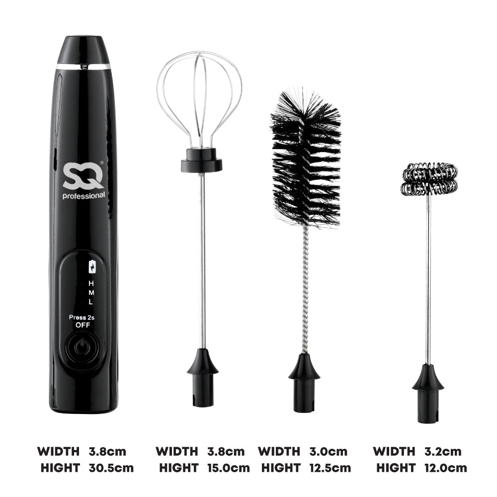Blitz Milk Frother 3 in 1 3-Speed USB Rechargable