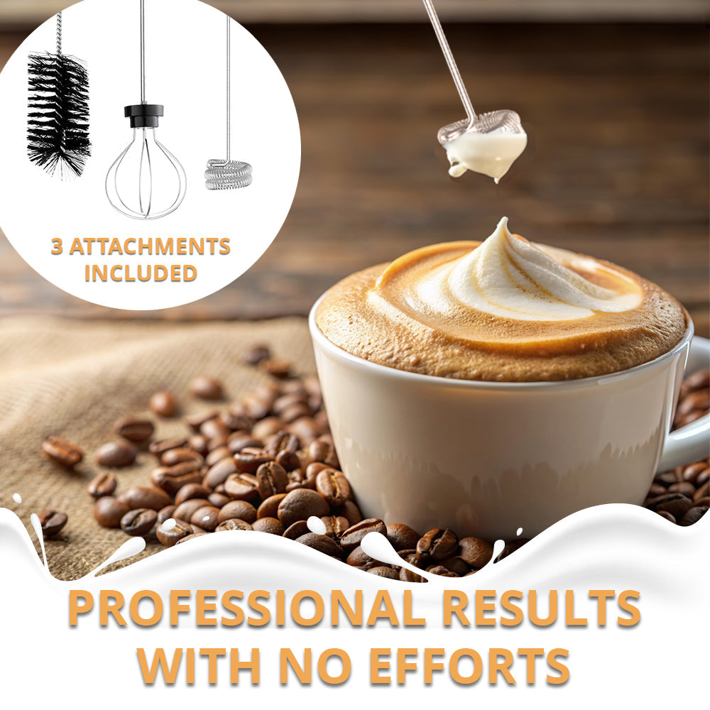 Blitz Milk Frother 3 in 1 3-Speed USB Rechargable