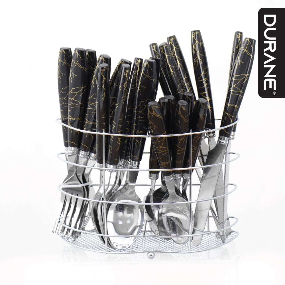 Durane Marbled Cutlery Set 24pc
