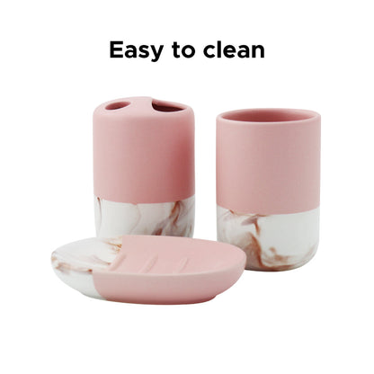 Durane Marbled Bathroom 4pc Set