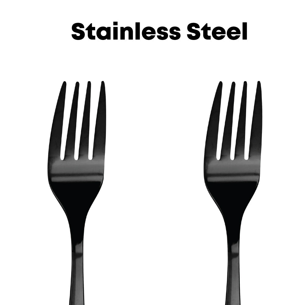 Durane Black Cutlery 2pc Set