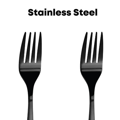 Durane Black Cutlery 2pc Set