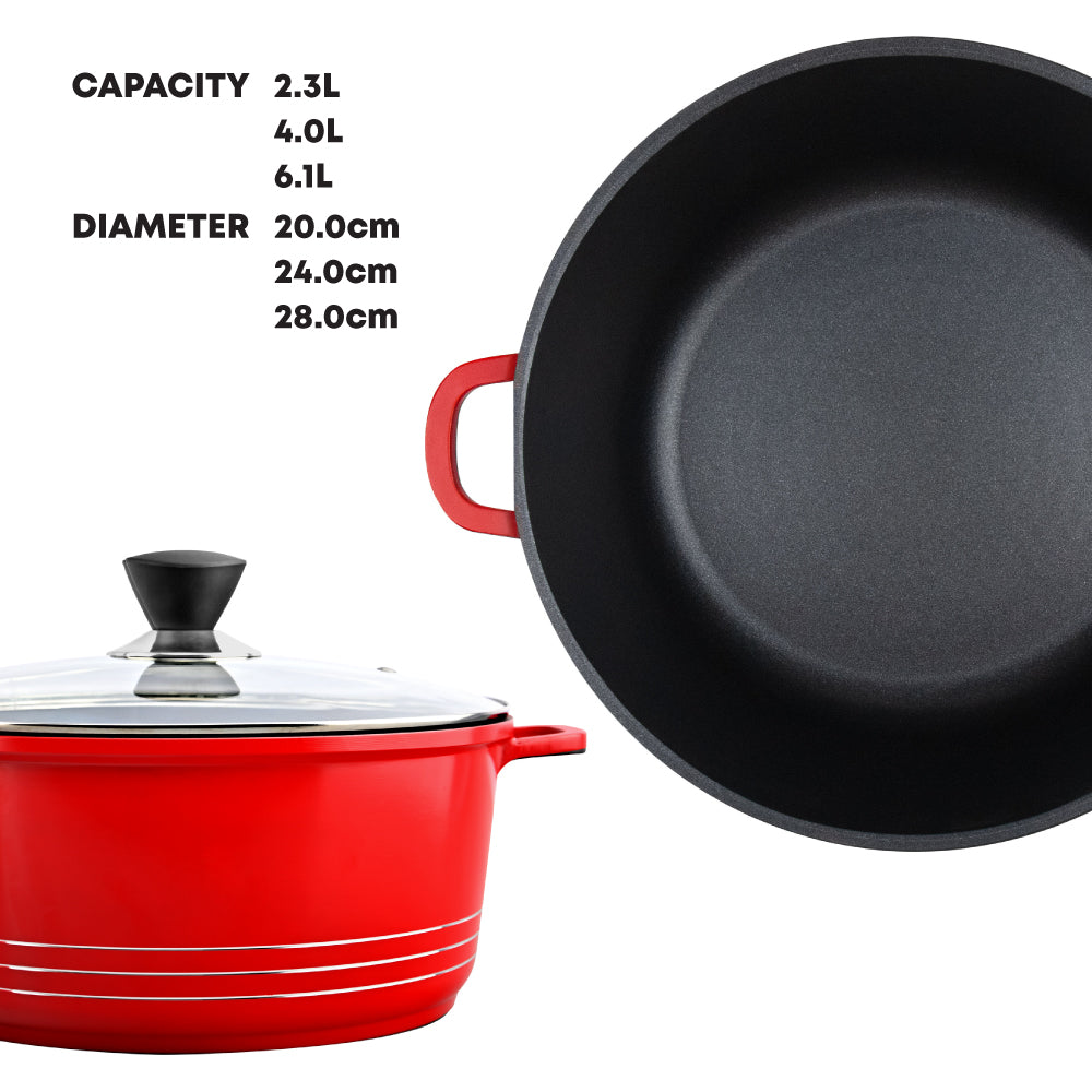 Laria Die-cast Stockpot Set 3pc