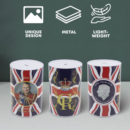 Coin Box King Charles III Emblem/ Design 1