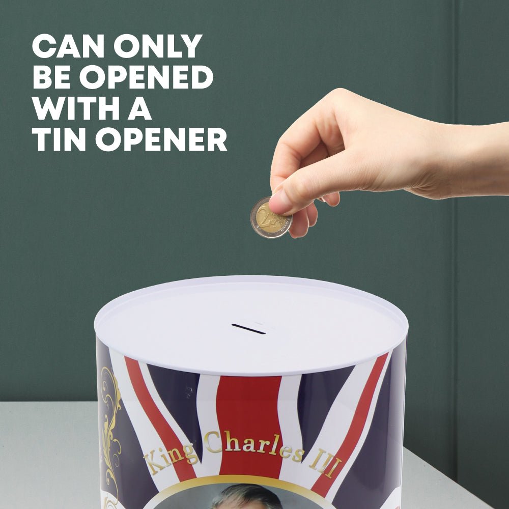 Coin Box King Charles III Emblem/ Design 1