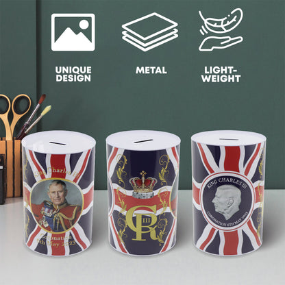 Coin Box King Charles III Emblem/ Design 1