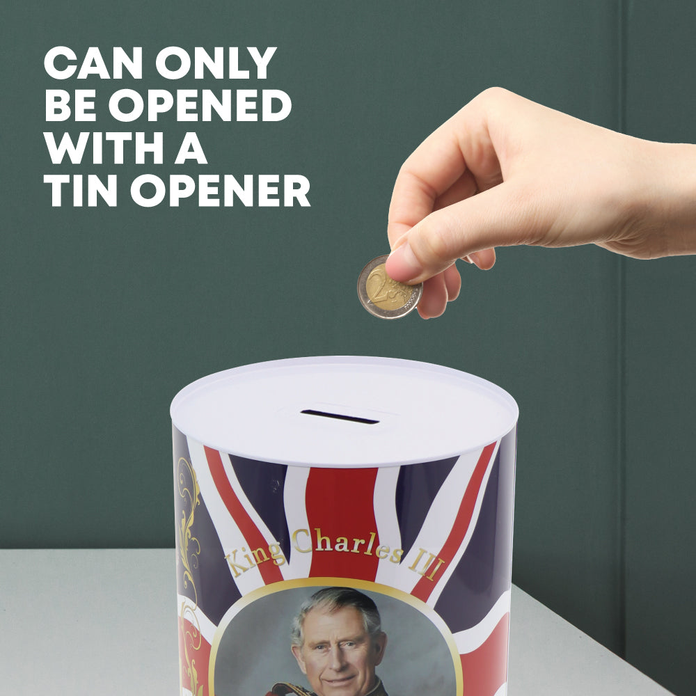 Coin Box King Charles III Emblem/ Design 1