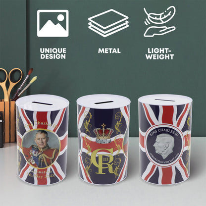 Coin Box King Charles III Emblem/ Design 1