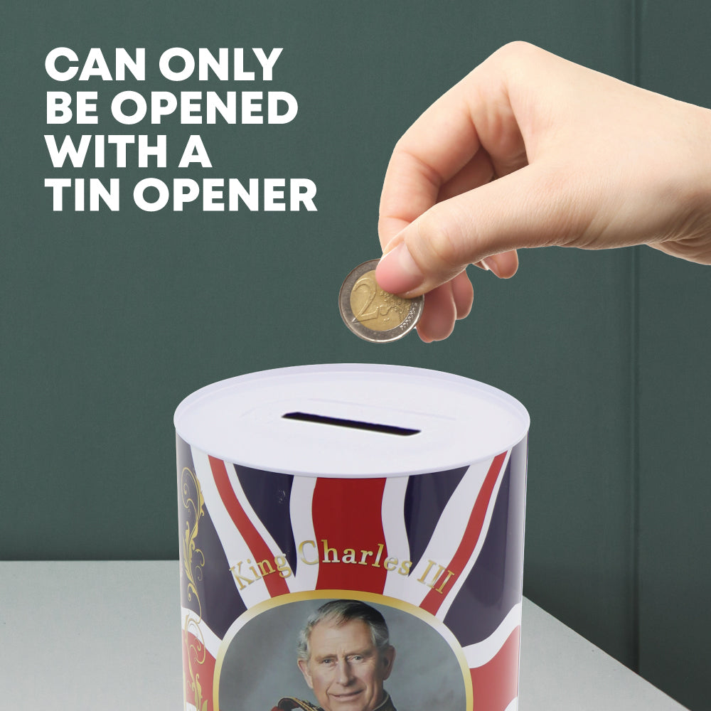 Coin Box King Charles III Emblem/ Design 1
