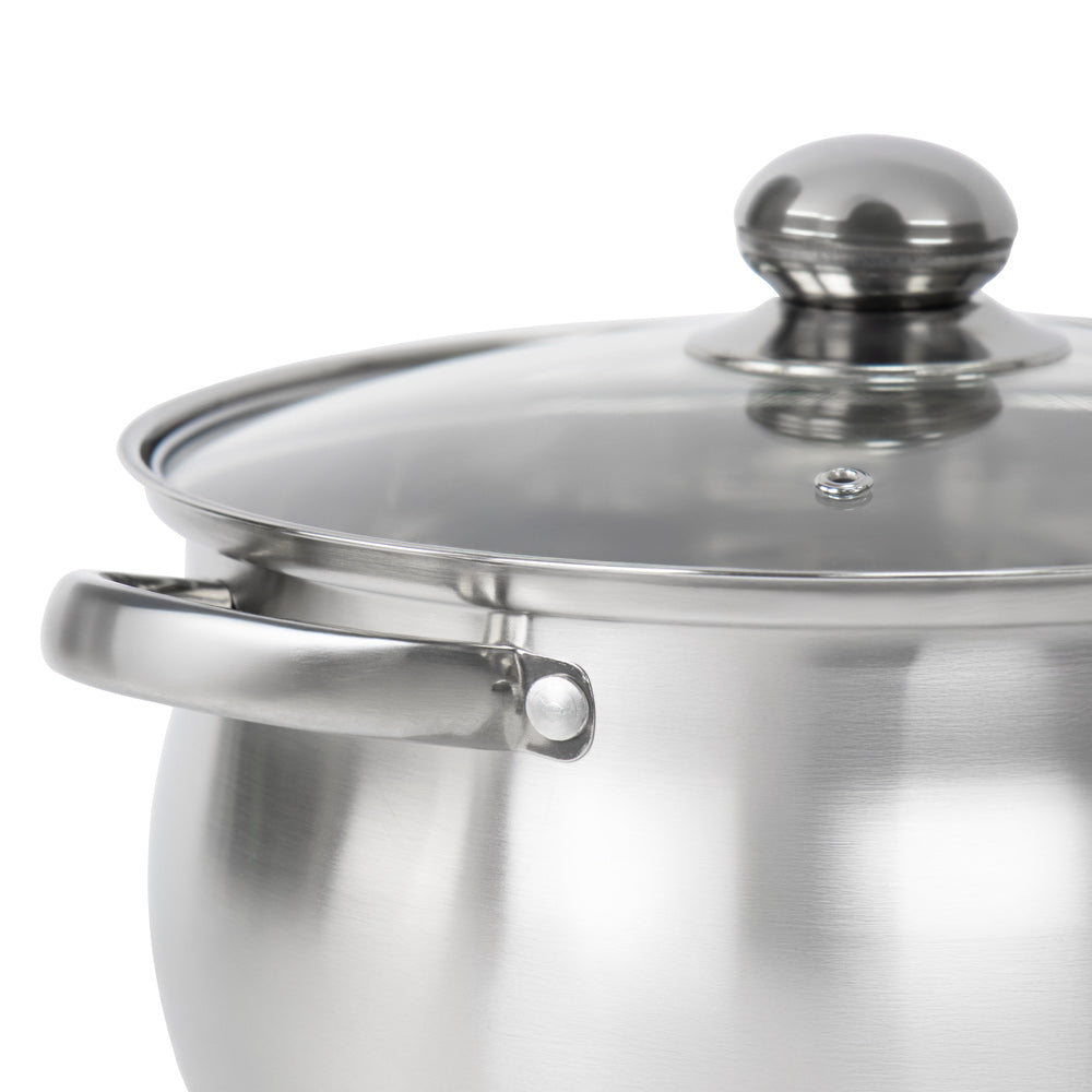 Lustro Stainless Steel Stockpot 3pc Set
