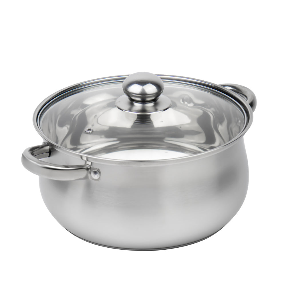 Lustro Stainless Steel Stockpot 3pc Set