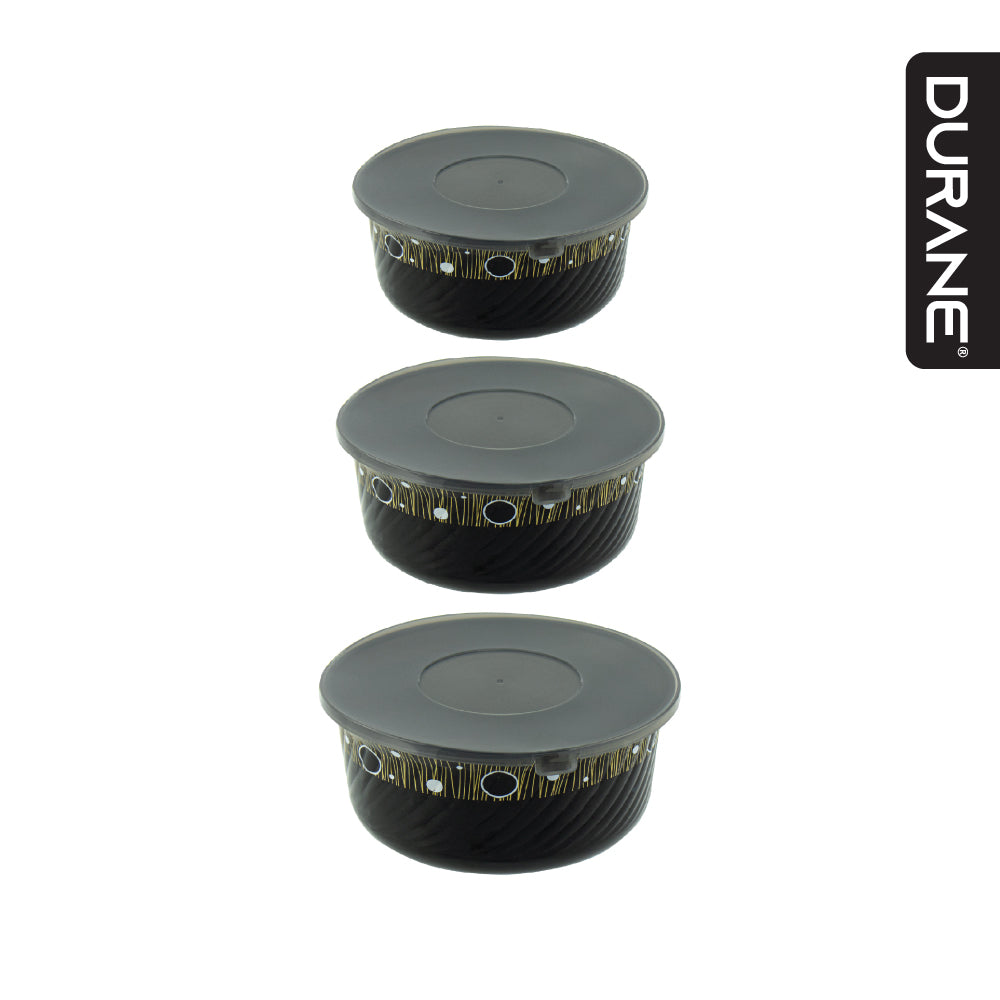 Durane Opal Glass Bowl Set 3pc