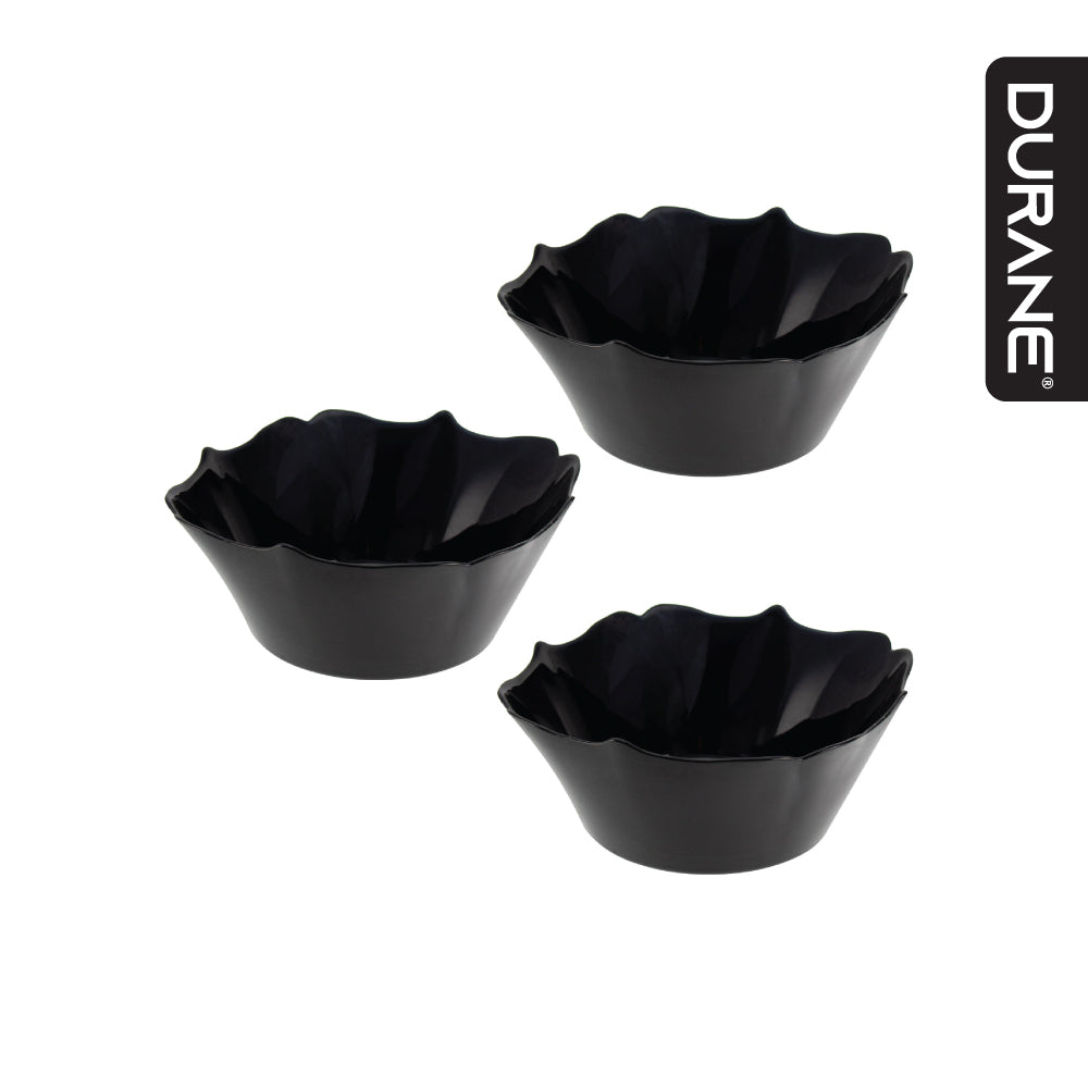 Durane Opal Glass Salad Bowl Square 3pcs