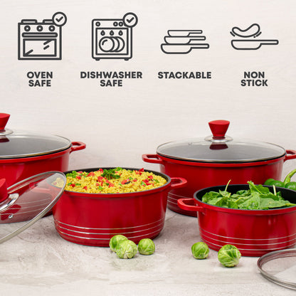 Laria Die-cast Stockpot Set 4pc