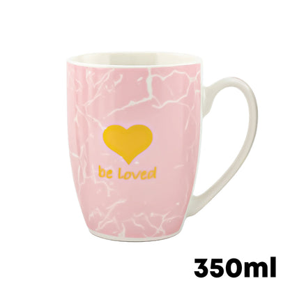 Durane Be Loved Ceramic Mug 4pcs Set