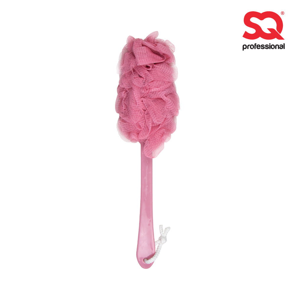 SQ Professional Mesh Bath Sponge with Handle