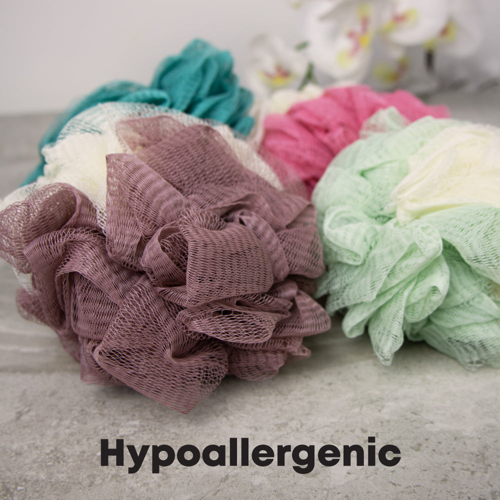 SQ Professional Mesh Bath Sponge Two-Colour