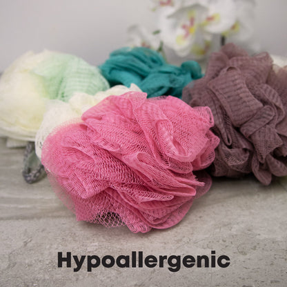 SQ Professional Mesh Bath Sponge Two-Colour