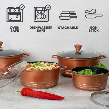 Laria Die-cast Stockpot Set 4pc