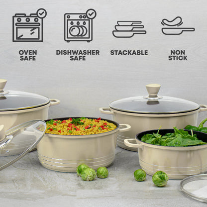 Laria Die-cast Stockpot Set 4pc