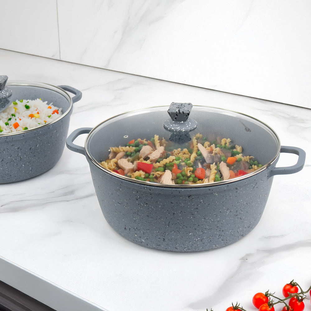 SQ Professional Nessa Granum Die-Cast Stockpot Set 3pc