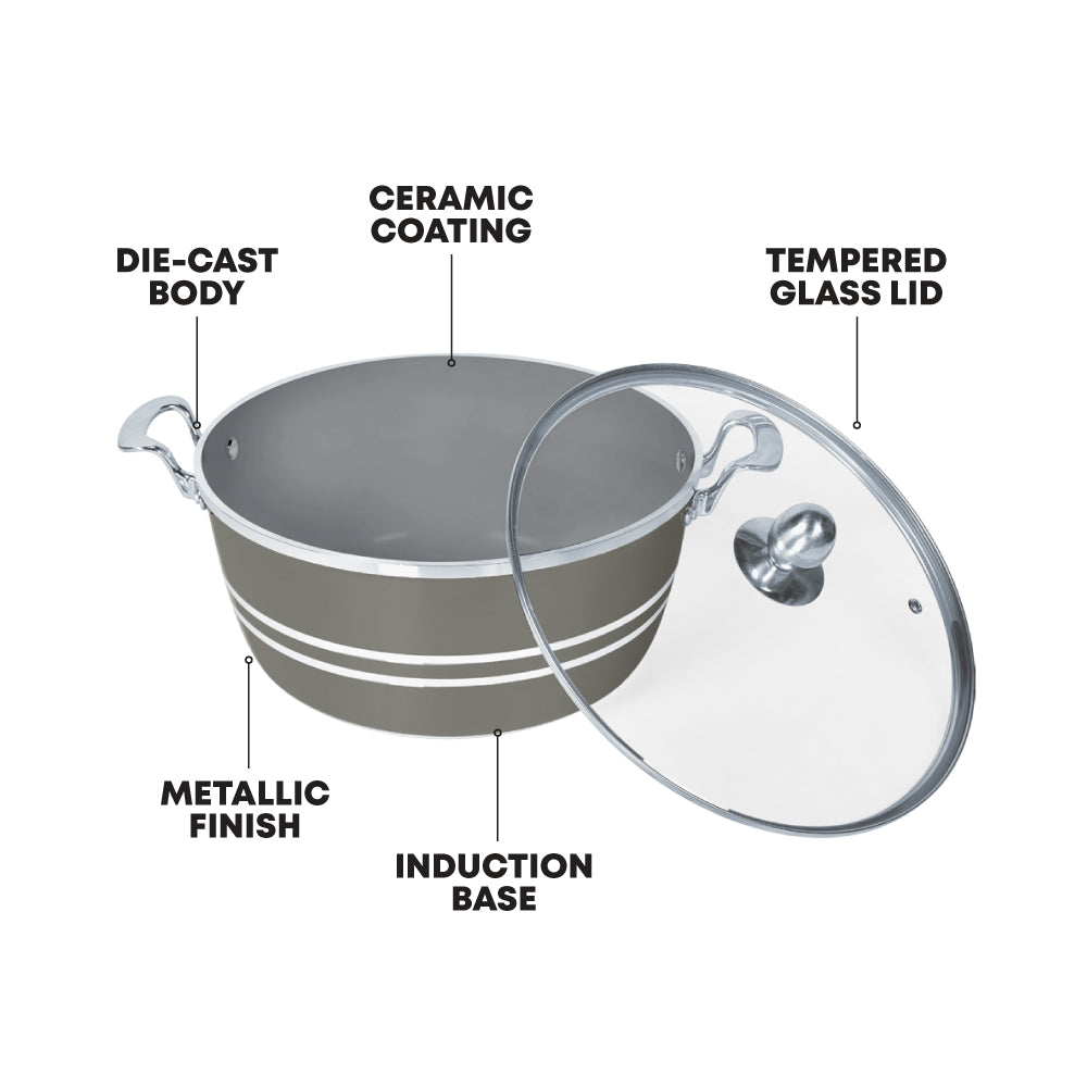 SQ Professional Mianra Die-Cast Stockpot Set 5pc