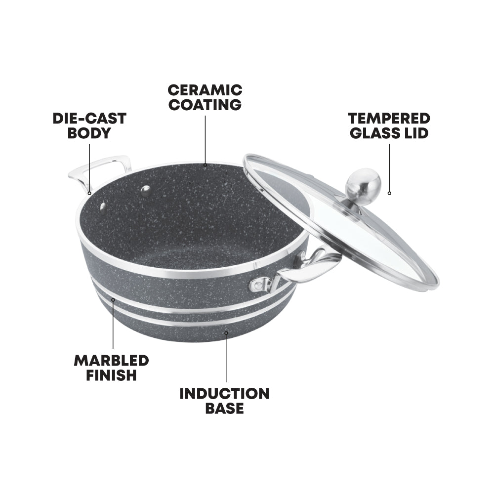 SQ Professional Mianra Die-Cast Stockpot Set 5pc