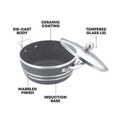 SQ Professional Mianra Die-Cast Stockpot Set 5pc