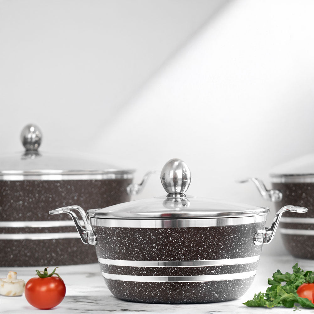 SQ Professional Mianra Die-Cast Stockpot Set 5pc