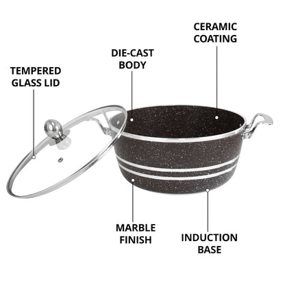 SQ Professional Mianra Die-Cast Stockpot Set 5pc