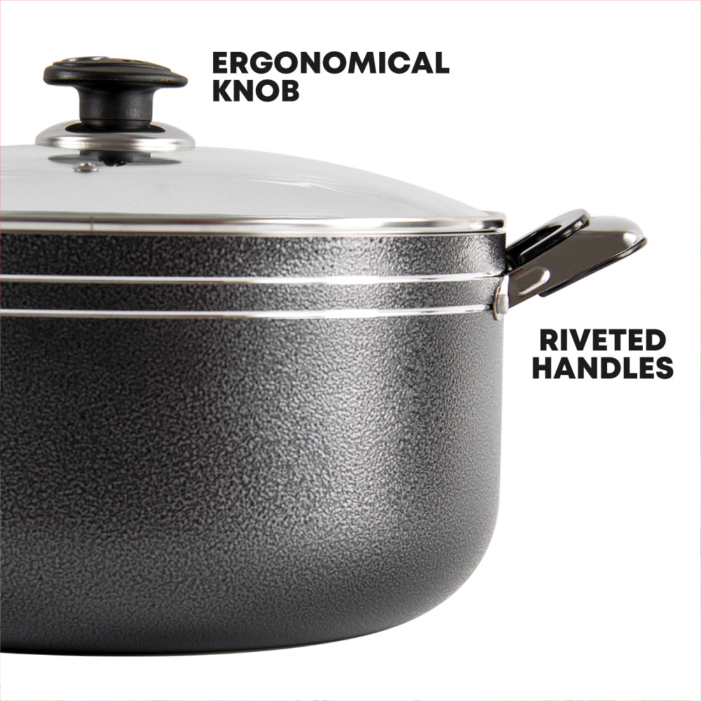 SQ Professional Una Non Stick Stockpot Set 5pc/ Athena