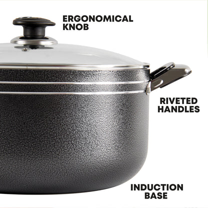 SQ Professional Una Non Stick Stockpot Set 5pc/ Ares