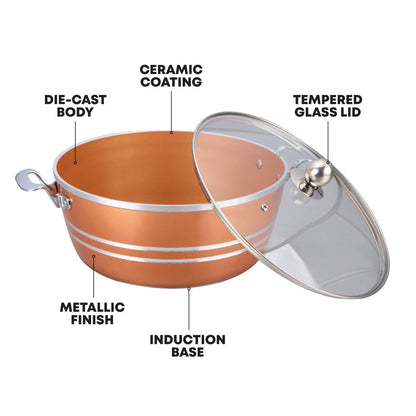 SQ Professional Mianra Die-Cast Stockpot Set 5pc