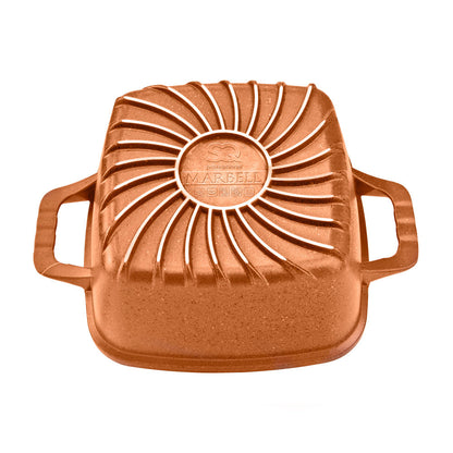 SQ Professional Nea Seramiq Square Stockpot Set 4pc/ Cuprum