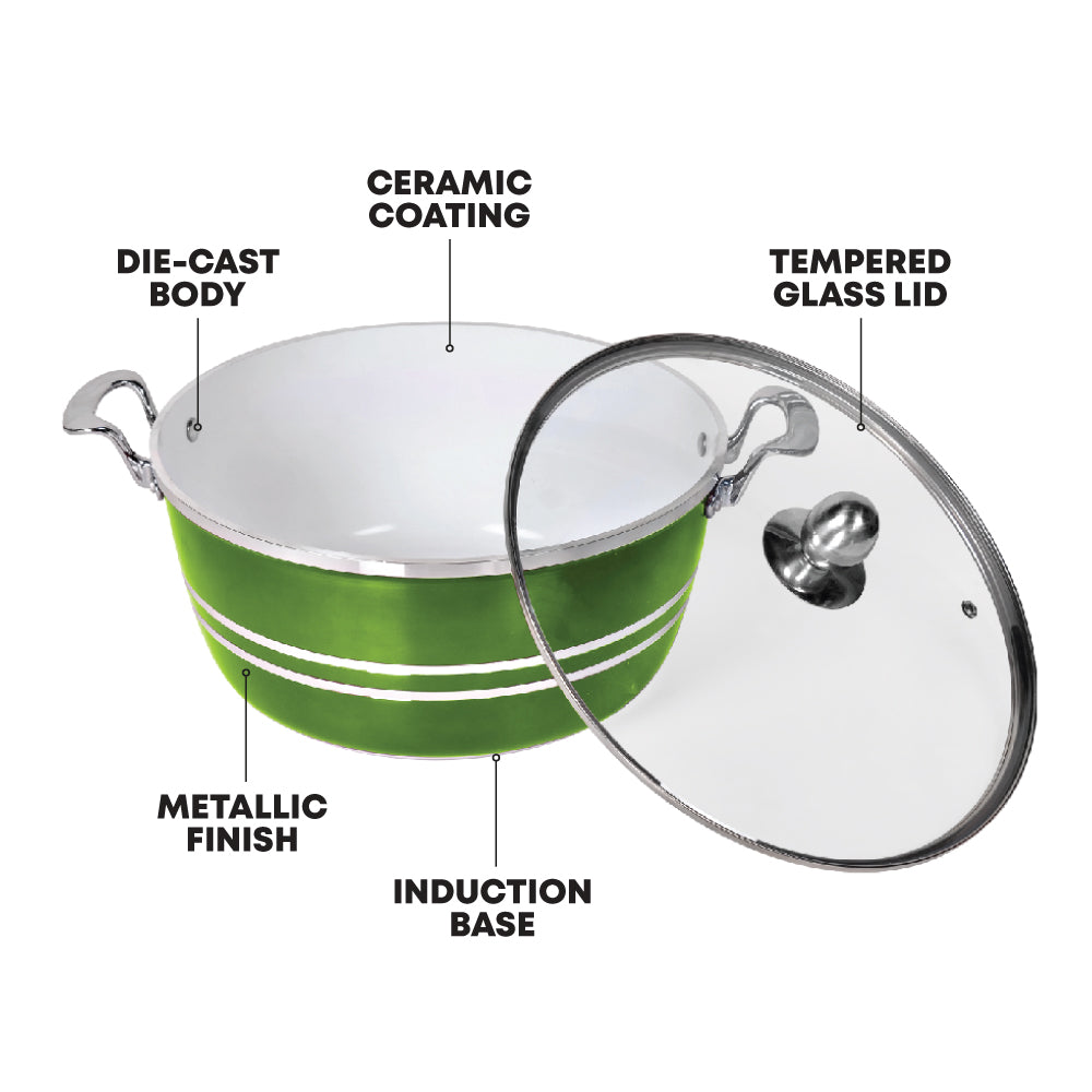 SQ Professional Mianra Die-Cast Stockpot Set 5pc