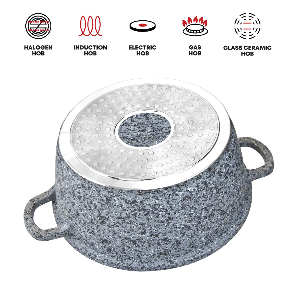 SQ Professional Nessa Granum Die-Cast Stockpot Set 5pc