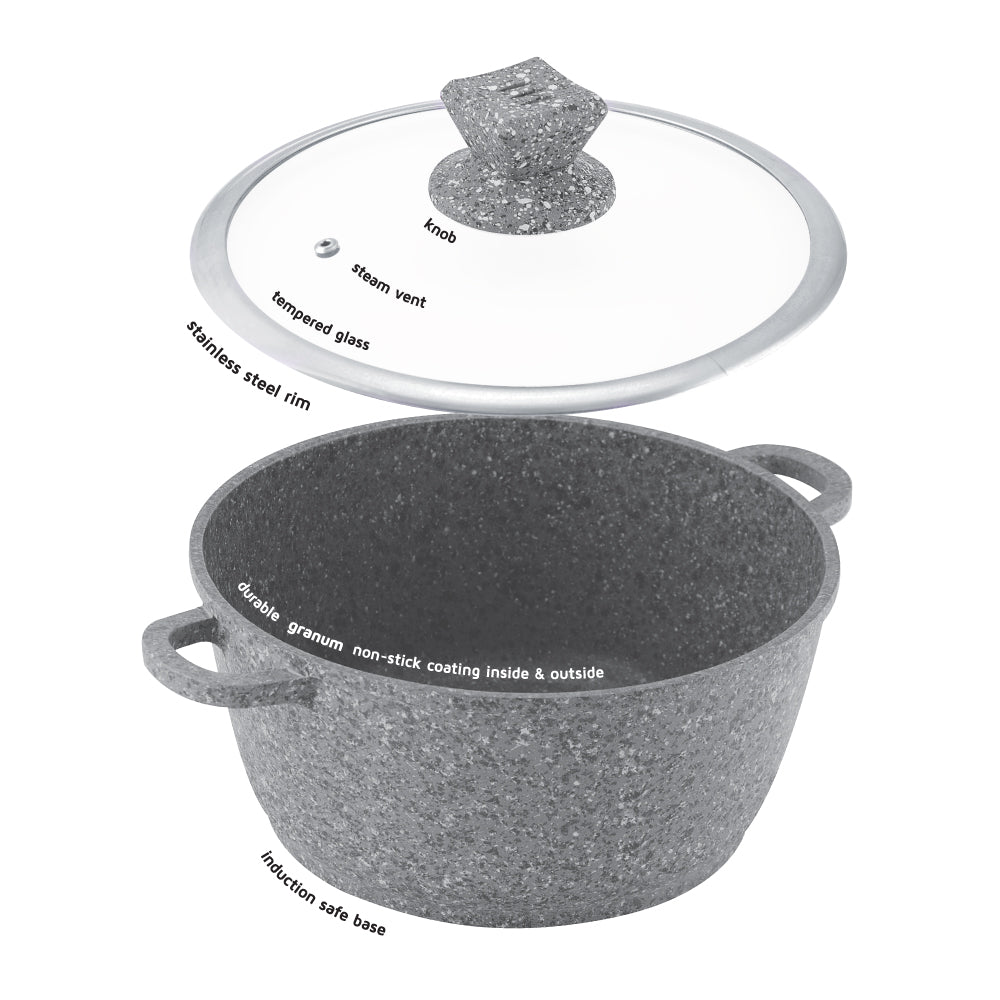 SQ Professional Nessa Granum Die-Cast Stockpot Set 5pc